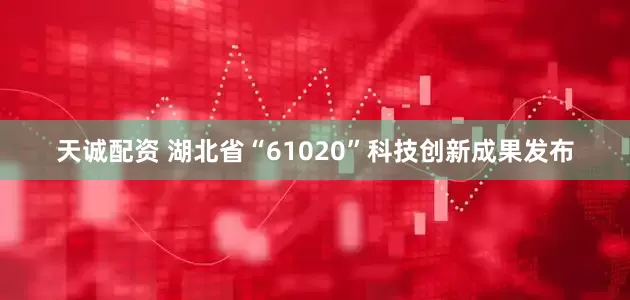 天诚配资 湖北省“61020”科技创新成果发布